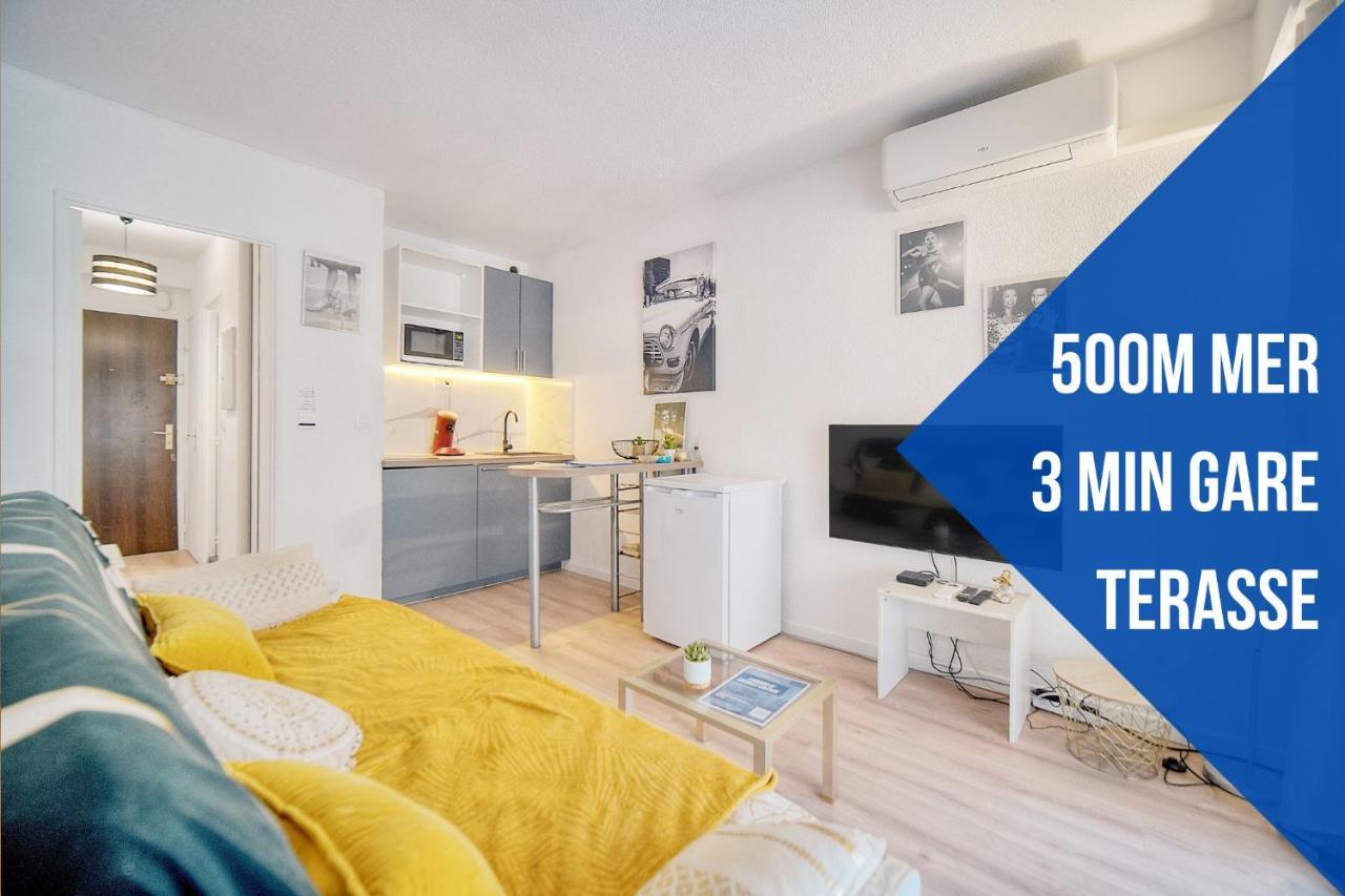 Le Kate-500M Plage-Terrasse Verriere Cote D'Azur Cannes Dış mekan fotoğraf